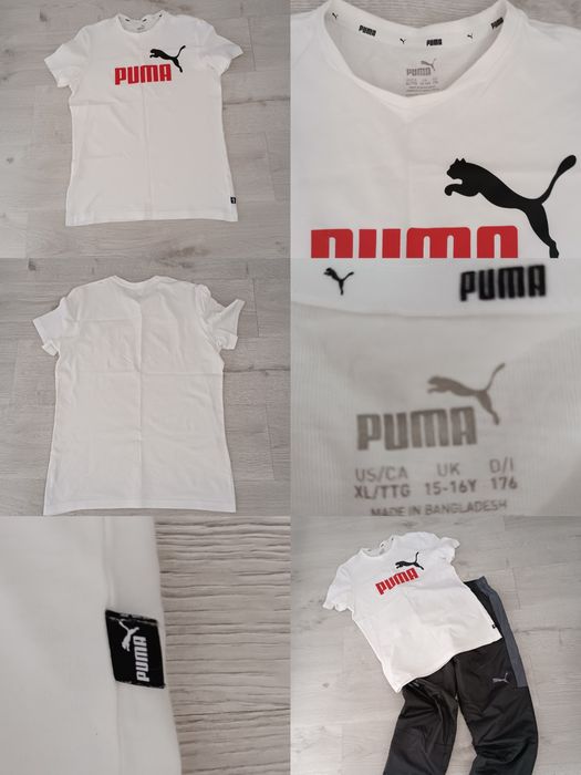 Komplet PUMA j.nowy chłopięcy 170/180 młodzieżowy 176 S M