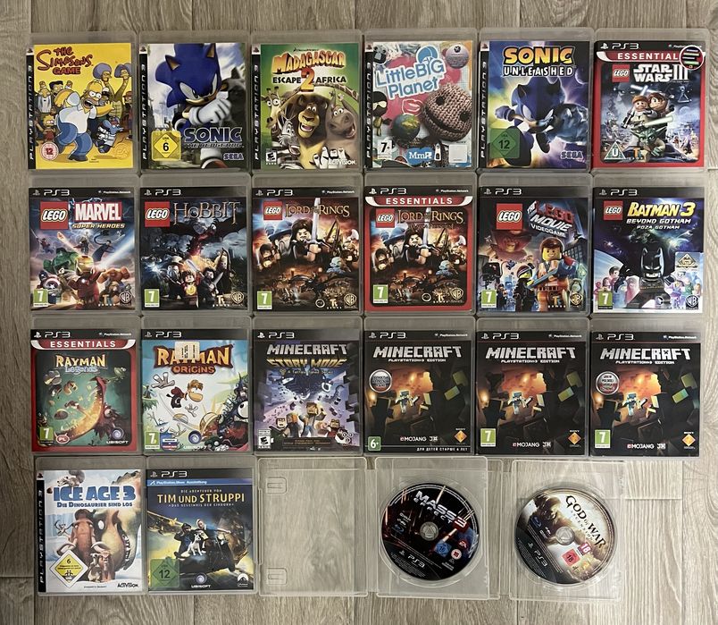 Диски Sony playstation 3 ps3 лицензия, игры.