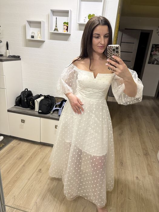 Сукні Gepur S біла в горох