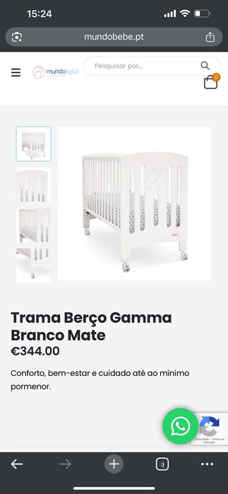 Berço e cómoda TRAMA