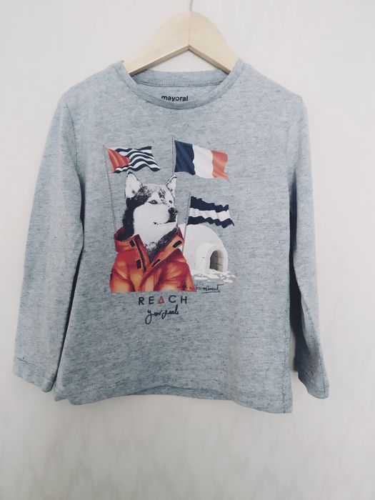 Свитшот Mayoral и футболка лонгслив Mayoral для мальчика 5 лет