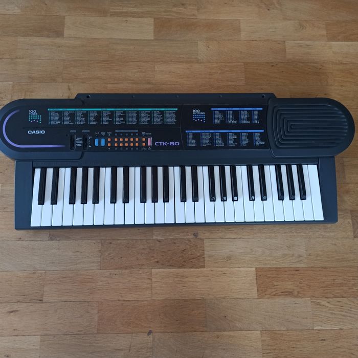 Casio Ctk 80 Casio 100 Rhythms Piano Casio Ctk80 Vintage Casio CTK