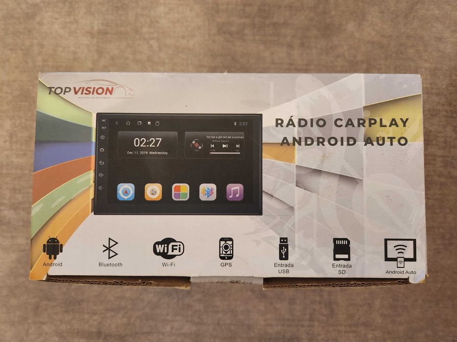 Rádio Carplay Android Auto