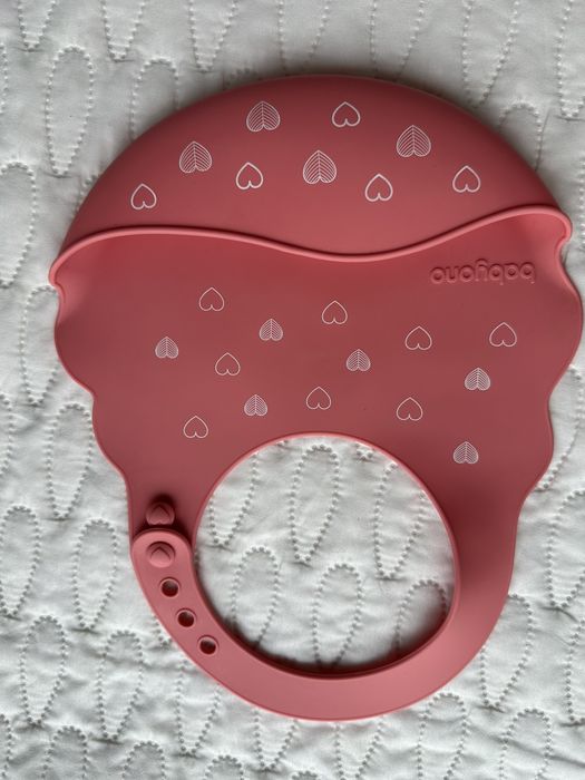 Silikonowy śliniaczek BabyOno regulowany