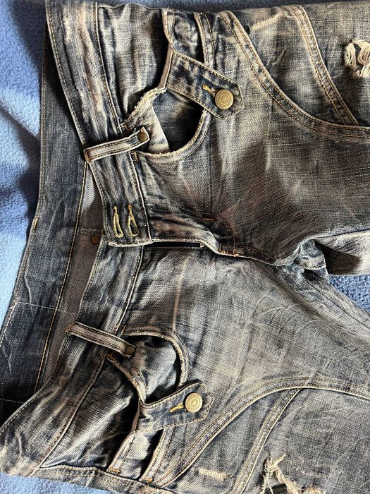 Tornado Mart джинсы distressed jeans S Y2K indie sleaze gothic vkei japanesse archive
