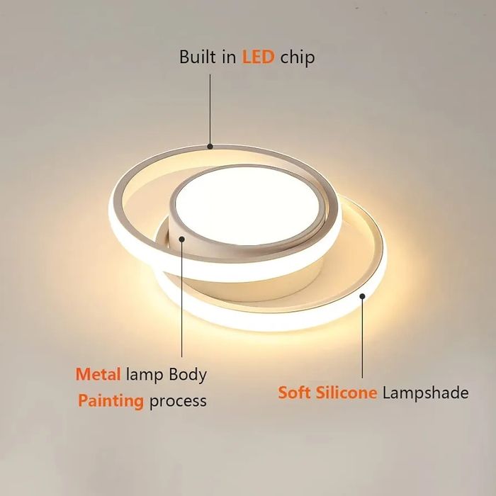 Nowoczesne lampy sufitowe LED 32 W