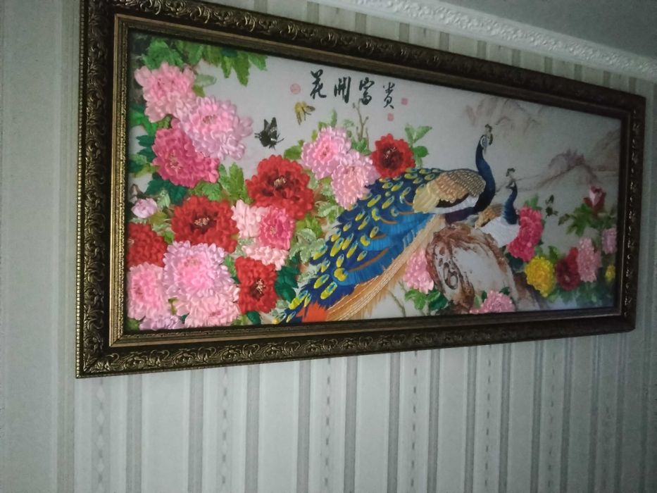 картина павлины super