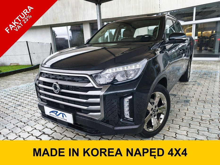 SsangYong/KGM Musso 4x4 QUARTZ | Skóra, Hak, Roleta | 3 Lata Gwarancji! | ASO
