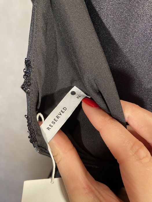 Sukienka długa maxi balowa na studniówkę wesele 42 XL Reserved