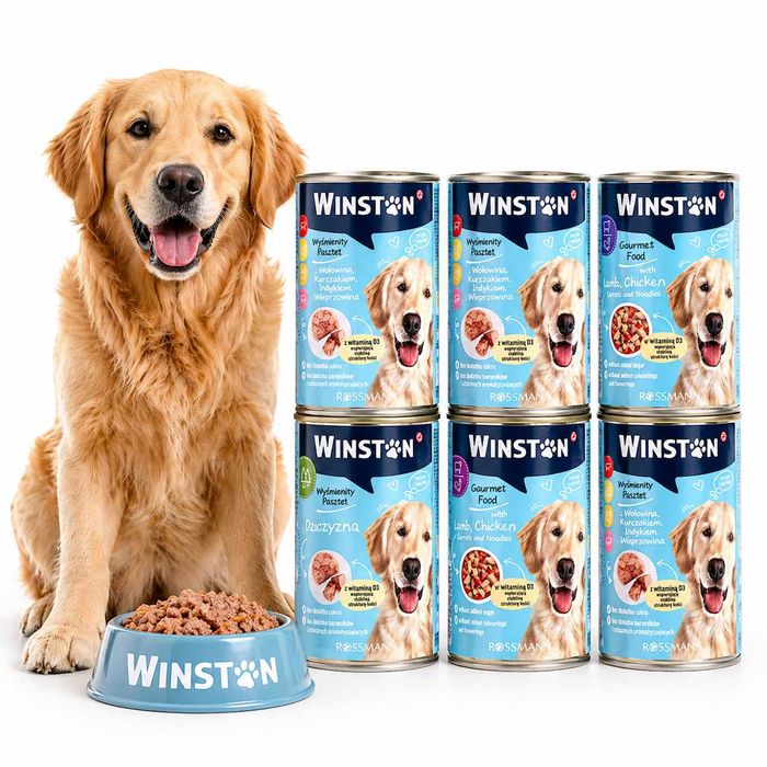 Winston karma mokra dla Twojego pupila 6x400gr mix smaków