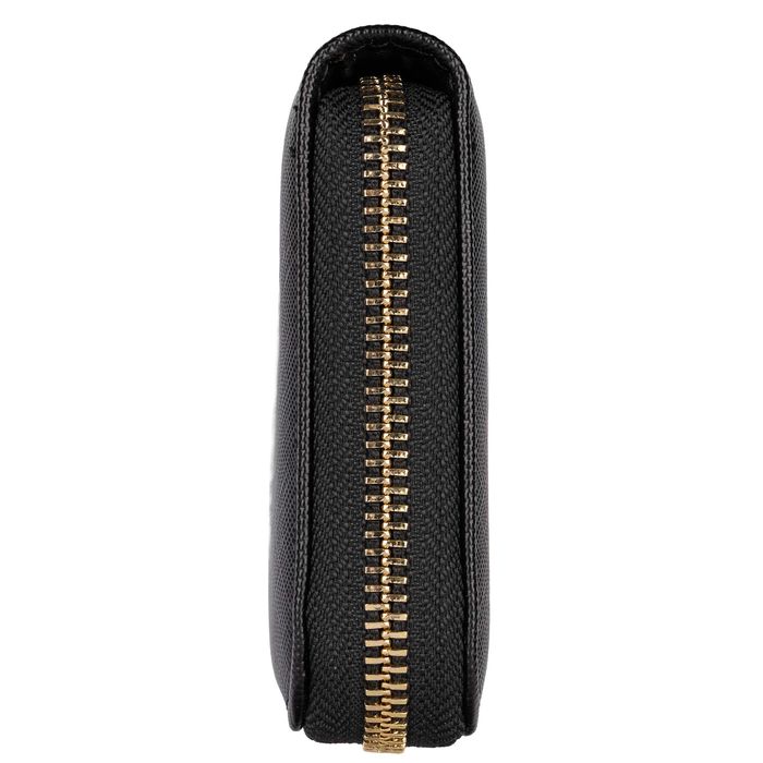 JUST CAVALLI markowy damski portfel pojemny BLACK