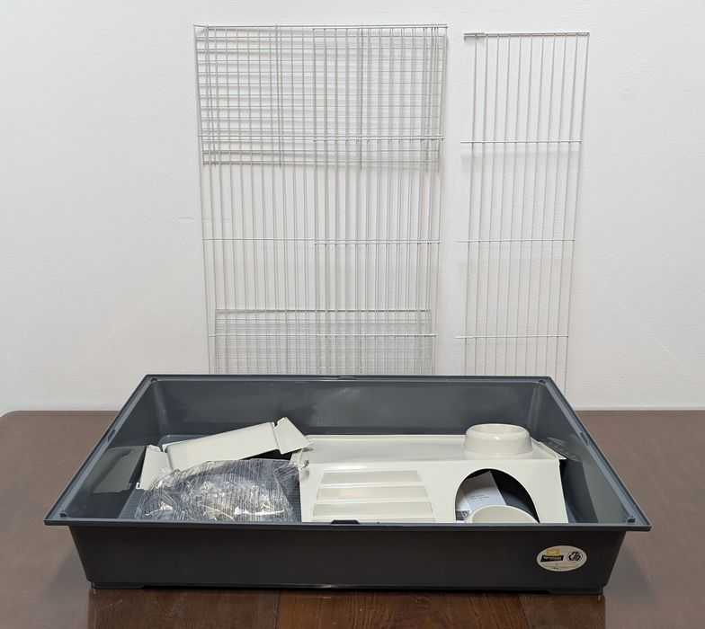 Ferplast Rabbit 100 Klatka dla Królików i Świnek Szara 95x57x46 NOWA U