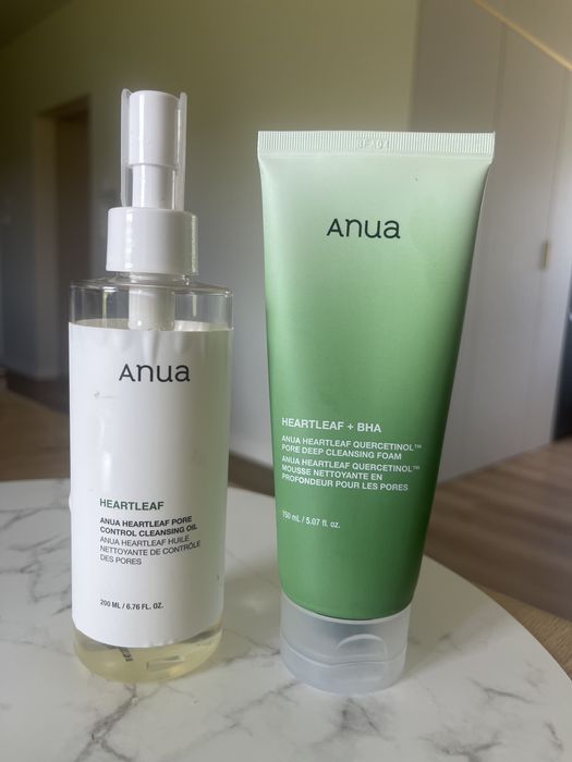Zestaw Anua Pore Control Cleansing Oil i Cleasing Foam