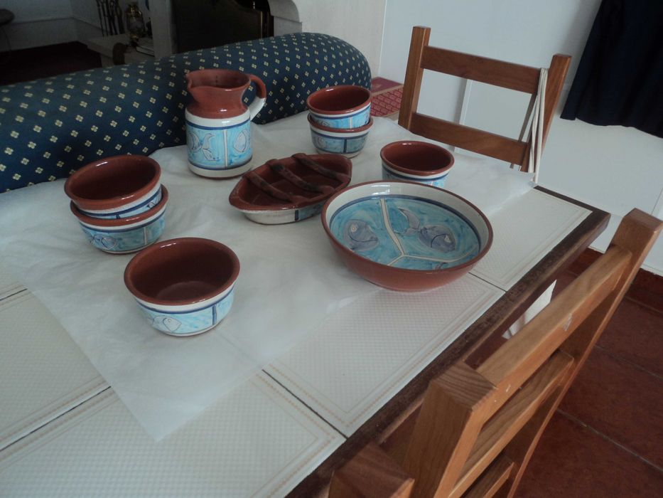 Conjunto em barro para assar ex. Enchidos