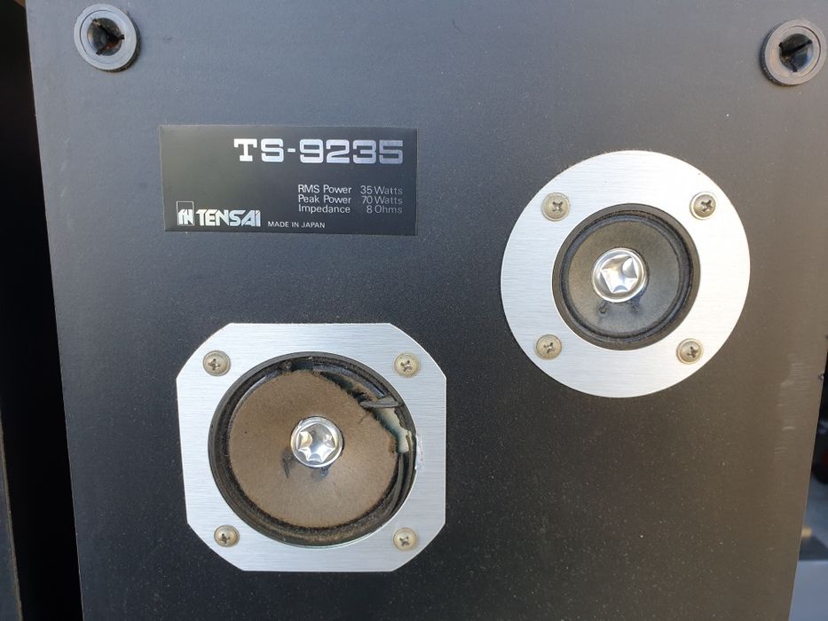 Colunas Hifi Vintage Tensai TS-9235