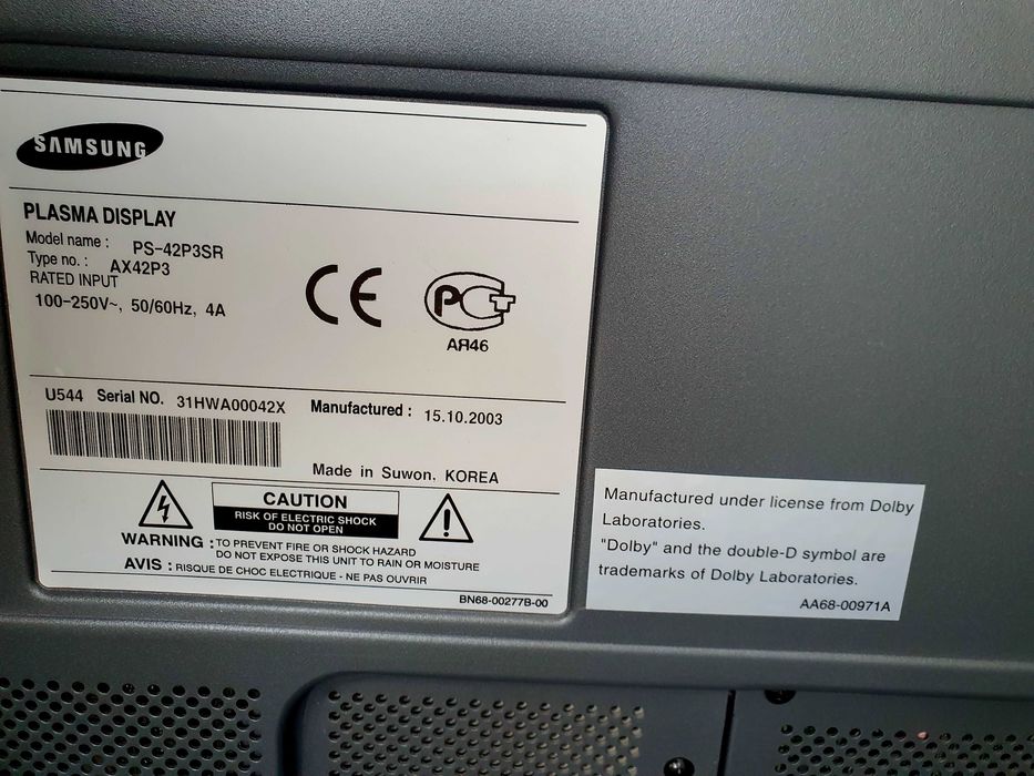 Телевізор Samsung plasma