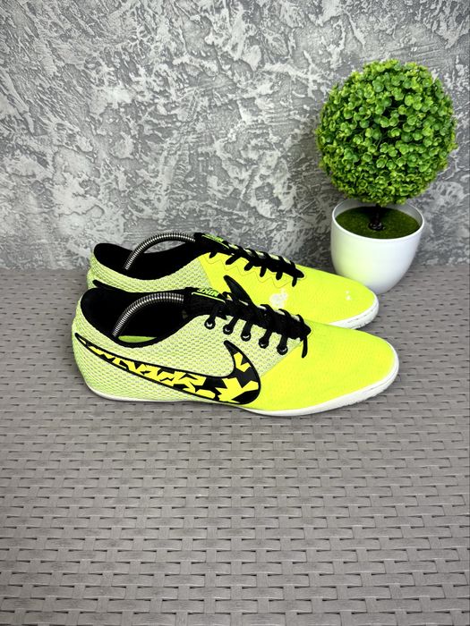 Nike Elastico Pro копы футзалки 45 размер футбольные салатовые