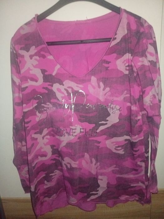 Bluzka moro różowa