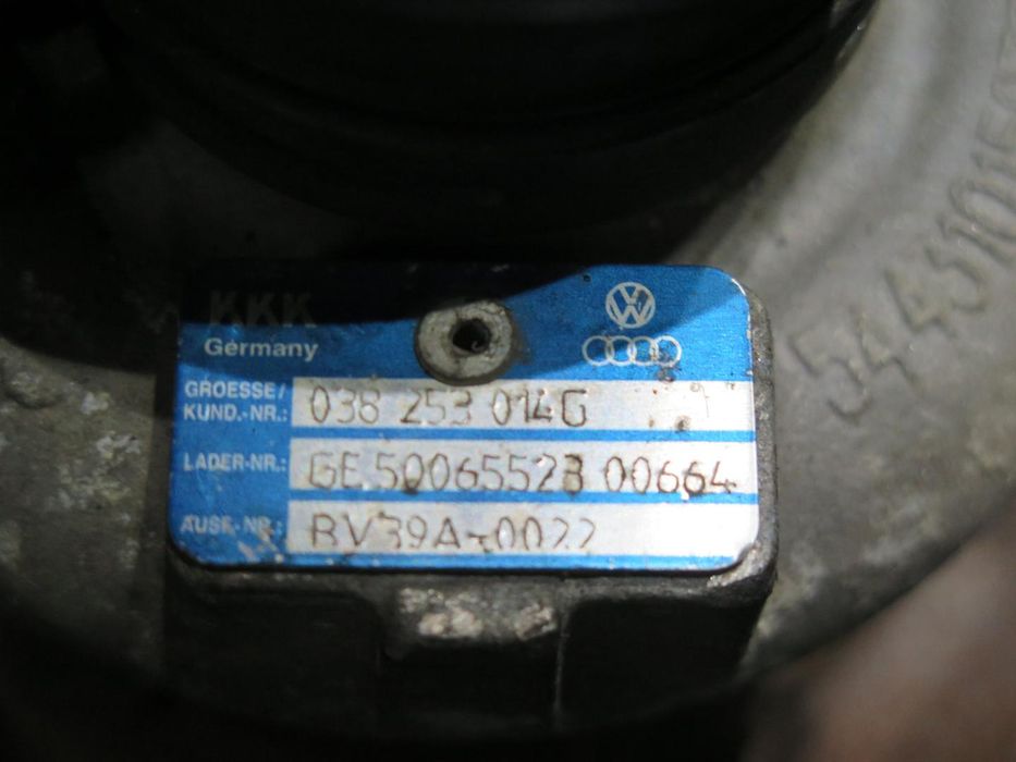 turbo VW touran (1T1, 1T2) 1.9 TDI ref: 038253014G | 2003 - 2010