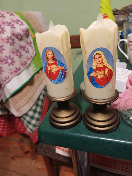 Wkłady ledowe do zniczy.