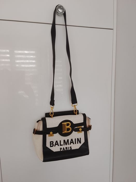 Śliczna mała torba Balmain złote okucia