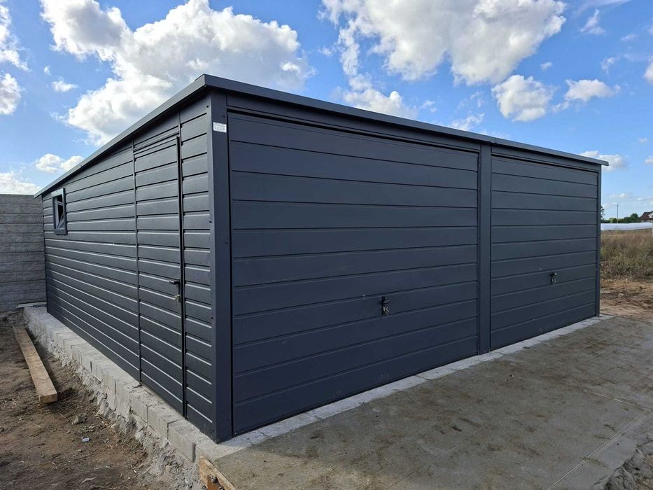 Garaż blaszany 6x5,80 m Blaszak Garaz Premium Producent Garaże blaszane 6x6 7x6 8x6 9x6 dostawa i montaż w całej POLSCE !