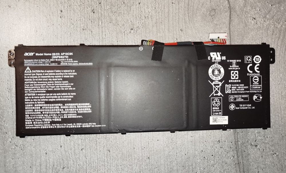 Акумулятор AP20CBL - 28 циклів, 95%