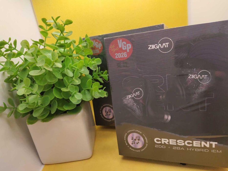 ‼️ ZiiGaat Crescent - проводные гибридные IEM наушники (2DD+2BA)