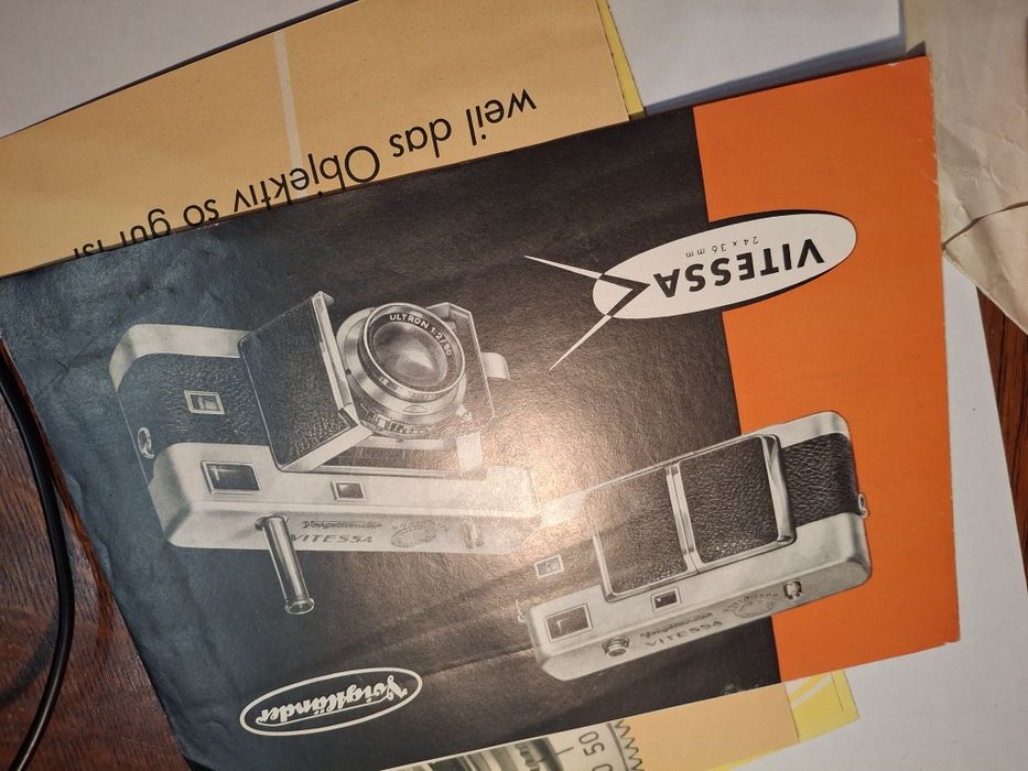 Maquinas fotográficaa vintage analógicas folhetos