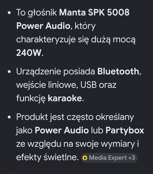 Głośniki Manta 2 szt
