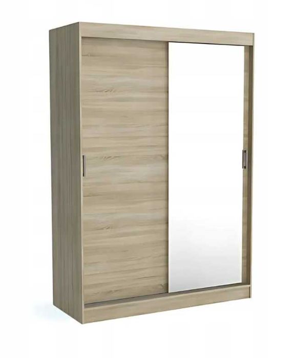 DOSTAWA GRATIS! Szafa przesuwna RIO z lustrem 150 cm! PROMOCJA !!