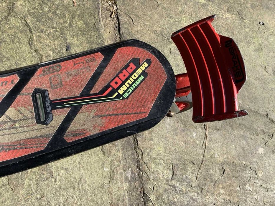 Trotinete Freestyle dobrável Oxelo DTX preto/vermelho