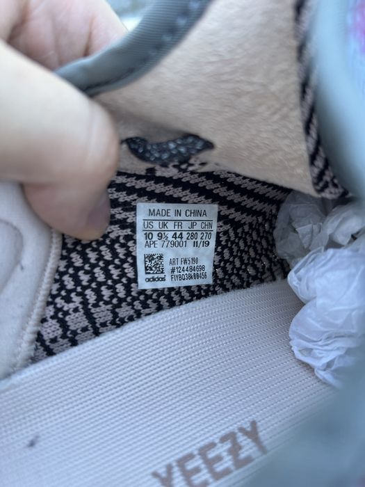 Adidas Yeezy Boost 350 V2 Yecheil sneakersy niskie czarne kanye 44