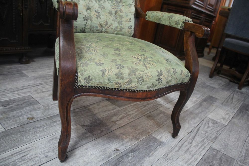 / Ładny Unikatowy Stary  Fotel / Tron /