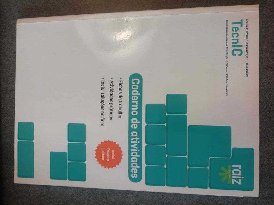 Manual de TIC 7º e 8º ano, Raiz Editora + Caderno de atividades
