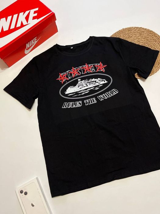 Футболка CORTEIZ/чорна/Кортез/corteiz/унісекс/Кортез/дешево/Corteiz