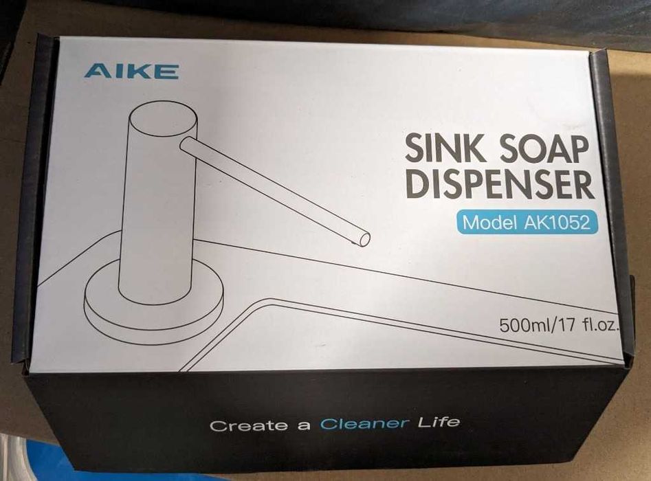 ZA PÓŁ CENY - Dozownik dyspenser do mydła płynu zmywakowy stalowy