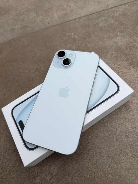 iPhone 15 128 GB Blue - Komplet z pudełkiem i kablem | Stan idealny