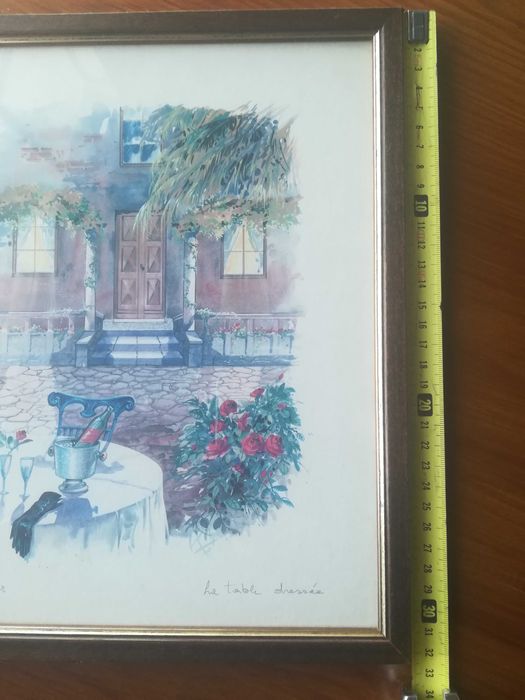 Moldura com Desenho Jardim
