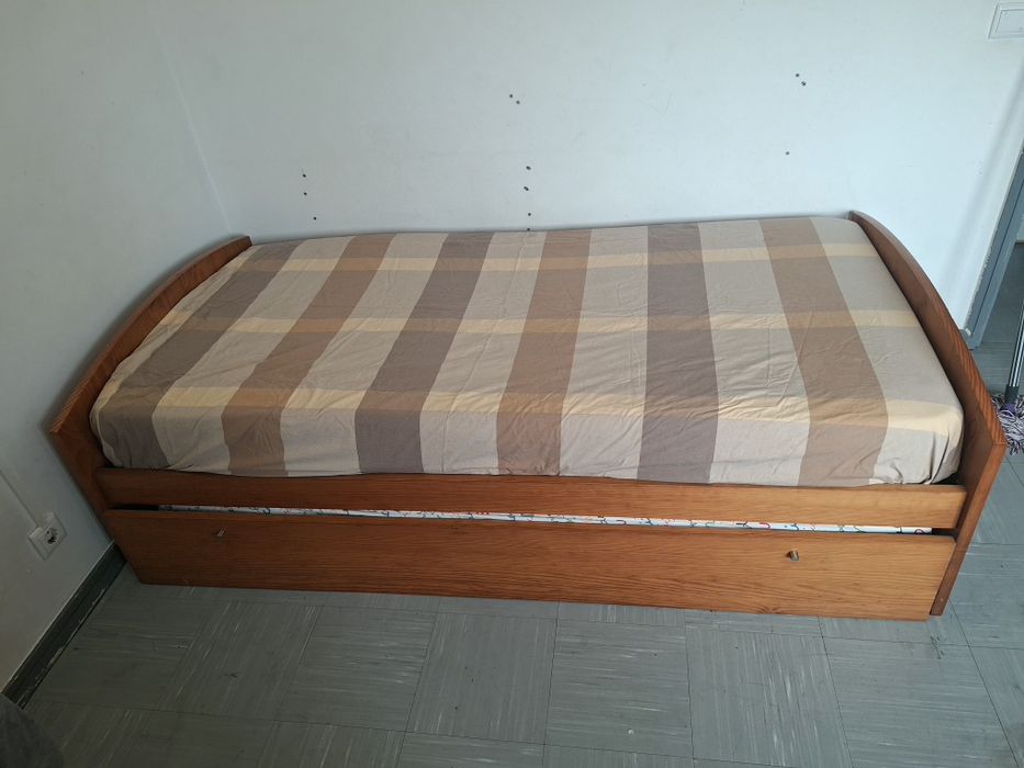 Bicama de solteiro + 2 colchões