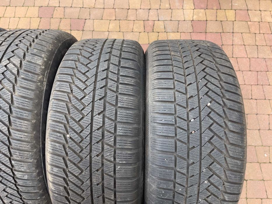 3864. Koła zimowe Vw Tiguan I Skoda 5x112 ET30 255/50/18 Continental