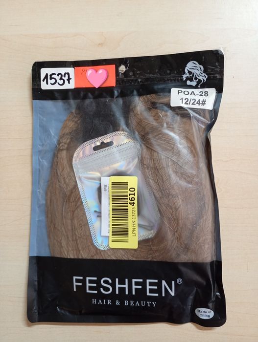 Peruka Feshfen hais i beauty syntetyczne brąz/karmel
