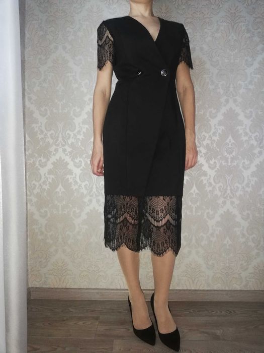 Платье стильное, платье-пиджак