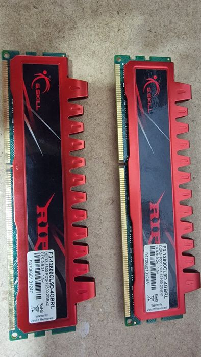 2 x 2gb Ddr3 Ripjaws 1600mhz