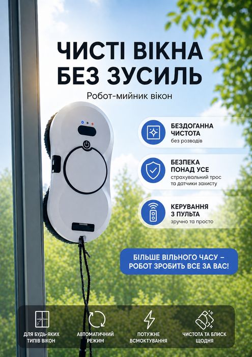 Оренда робота для миття вікон