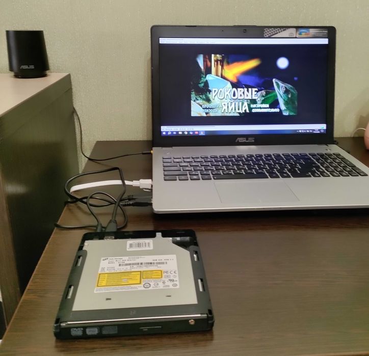 Портативный внешний DVD±RW плеер USB 3.0, с поддержкой SATA-II