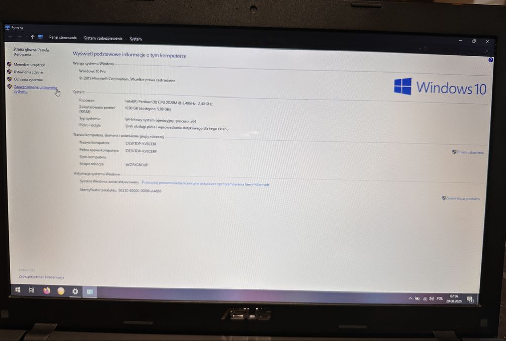 Asus F75A ekran 17 cali jak nowy .