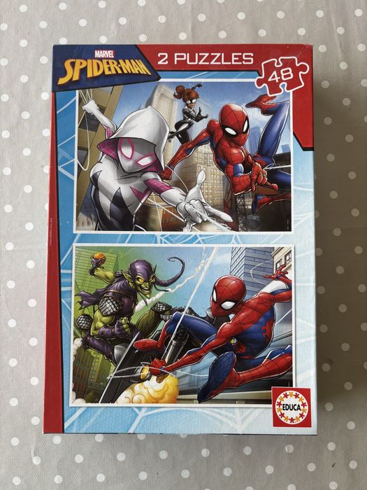 Puzzle - Marvel Spider-man, conjunto 2x48 peças