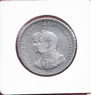MONARQUIA  D. CARLOS  I  500 Reis  1898  Prata