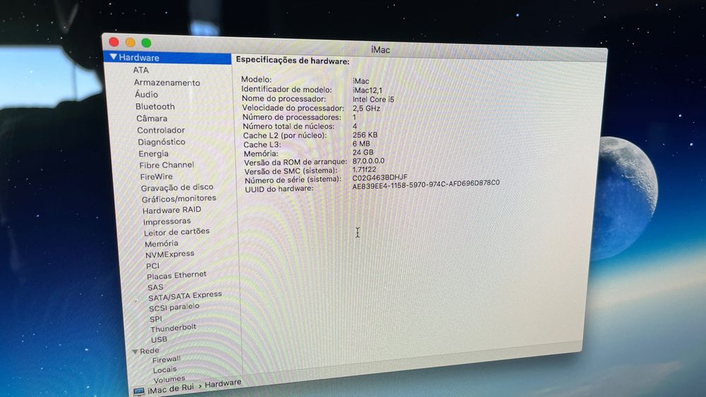 Apple iMac 24" mid2011 com disco SSD e Boot Camp com Windows 10